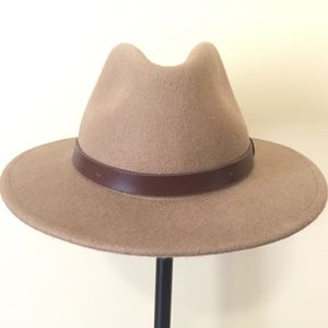 Brixton Messer Fedora Hat Tobacco XS